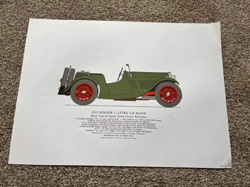 Large vintage colour print - large,