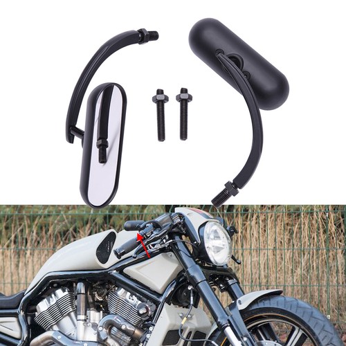 Motorcycle side mirrors oval - mirrors,