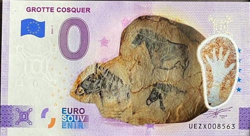 Ticket euro cave cosquer - ticket,