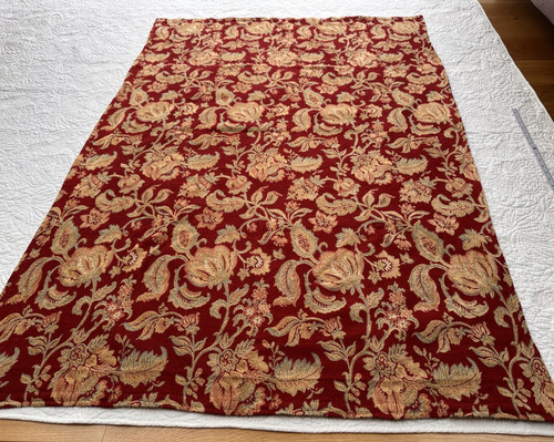 Red gold cotton rich woven - red&gold,
