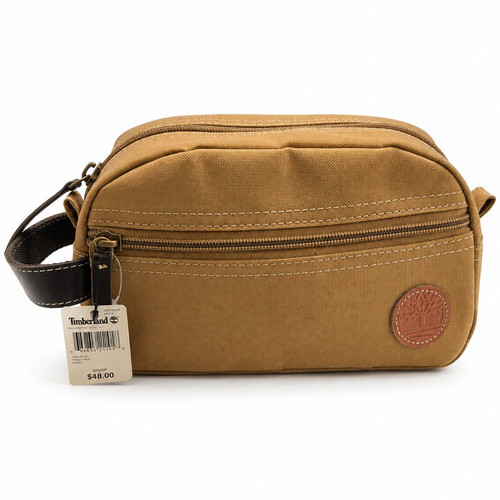 Timberland tan canvas toiletry - tan,