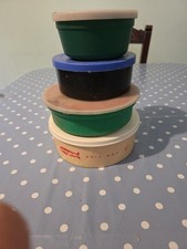 Fishing Tackle Joblot  Vintage Bait Boxes Round Classic Fishing Gear