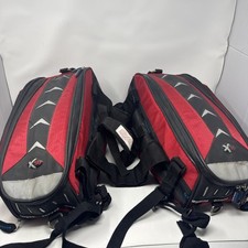 Oxford X50 Lifetime Panniers Fair Condition in Red please check picture 