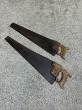 Vintage Woodwork Hand Saws x2