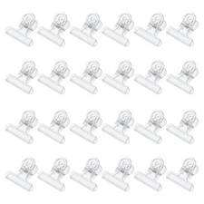 24 Pcs Plastic Bull Dog Clip