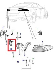 JAGUAR XF 2009-2015 REAR FOG