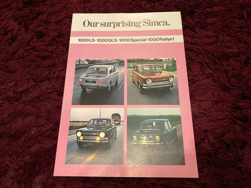 Simca 1000 gls special - 1000, ls,