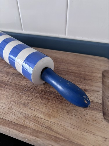 Cornishware rolling pin tg - cornishware,