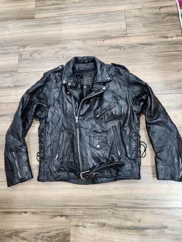 Vtg italian stone leather - italian,