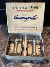 Vintage Campagnolo Supereggeri Record Pista Pedals & Box