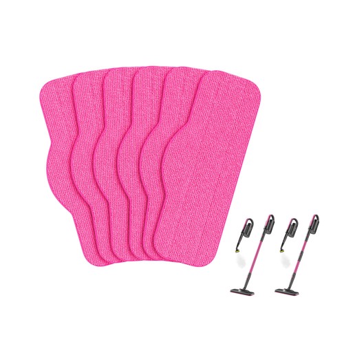 6pack microfiber pads - microfiber, steam
