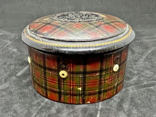 Clarks antique tartanware - antique,