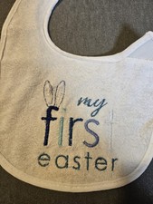 1st Easter Bib, Baby Bib