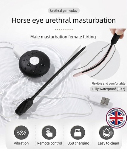 Male penis plug vibrator - male,