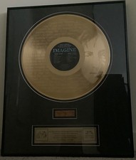 John Lennon Imagine Gold Disc