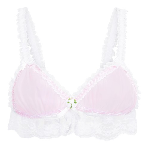 Satini sissy frilly - satini,