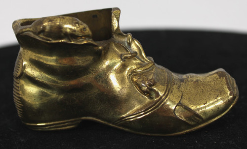 Vintage brass boot match - boot,