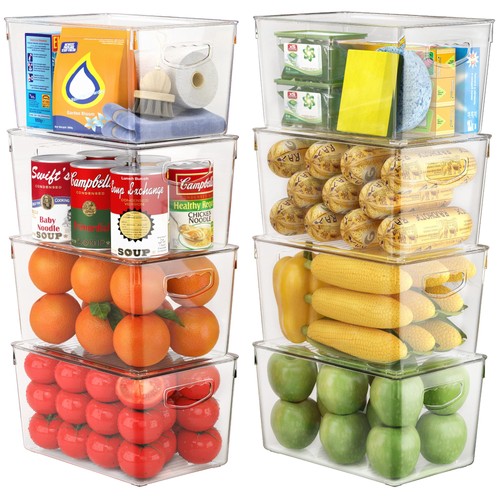 Pack clear storage - 8, bins