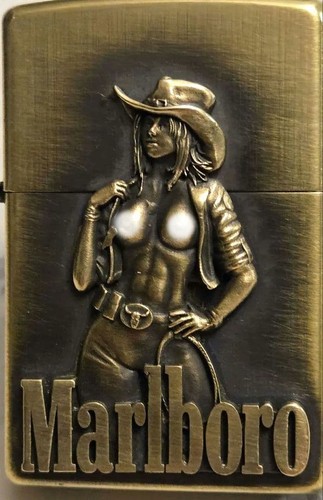 Marlboro zippo lighter relief - lighter,