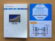 Polaroid TLU-01541CU 16" & 19" TV Instruction Book Manual