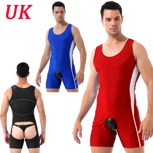 Mens open butt leotard shirt - mens,