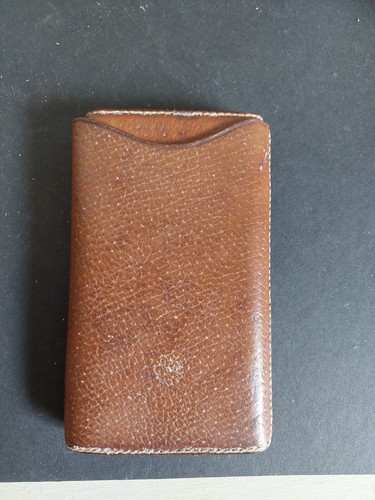Vintage light brown leather - brown,