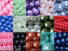 100pcs 8mm Multicoloured round