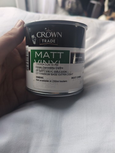 Paint tester pots - paint, white