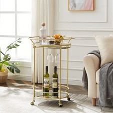RiteSune Round Drinks Trolley