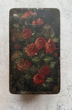 Vintage Floral Roses Tin Box