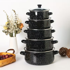 5Pcs Enamel Cookware Set