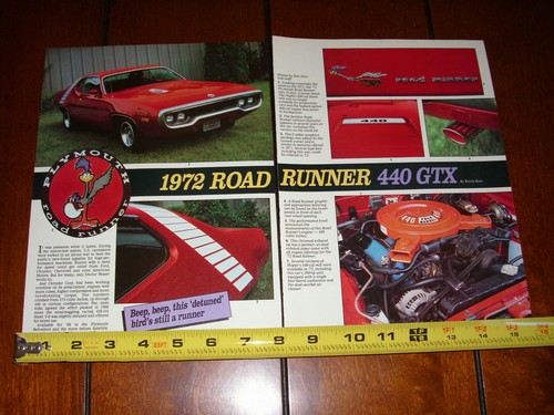 1972 plymouth roadrunner - 1972,