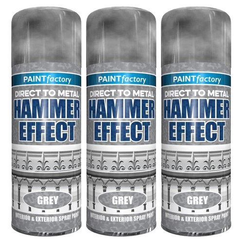 Grey hammer effect - 3x, paint