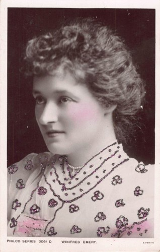 Postcard edwardian actress - postcard,