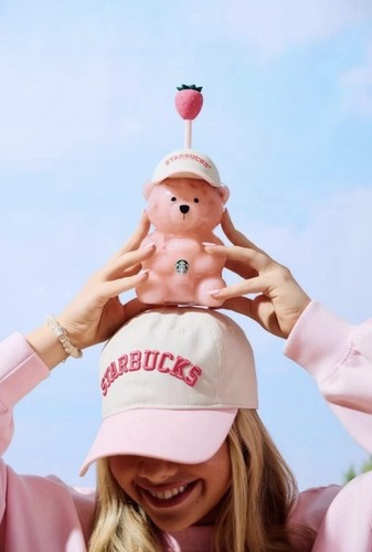 Starbucks strawberry bearista - starbucks,