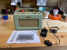 ROBERTS RD-60 FM/DAB radio, adaptor + manual in full working order [see video]