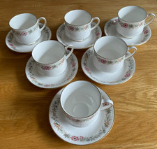 6 Paragon "Belinda" Cups & Saucers