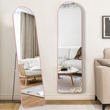 Luxury Tilting Floor Mirror - Full Length with Wall Mount Option