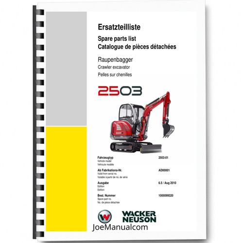 Wacker neuson 2503 crawler - neuson,