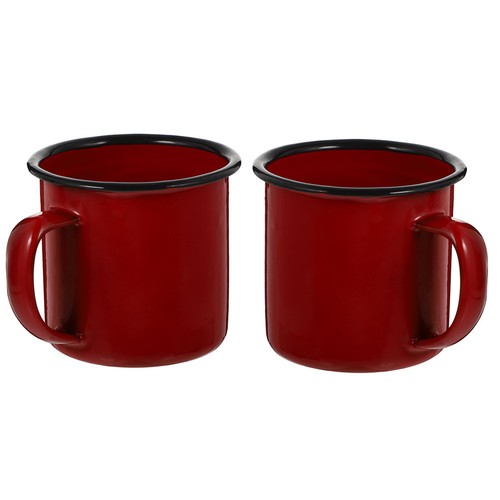 2pcs enamel water cup outdoor - 2pcs,