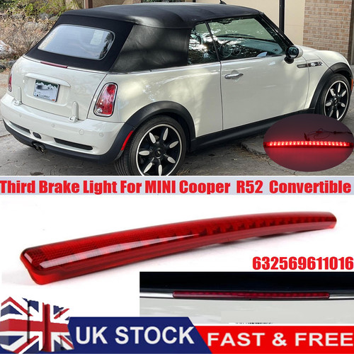 Rear third brake light red - rear,