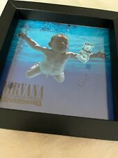 Krist Signed Nirvana Nevermind Framed Cd Cover
