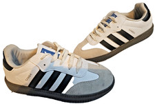 adidas Samba Boys White & Grey Gum Size Uk 1