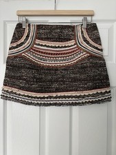 ZARA Aztec boho Beaded Mini