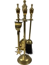 Vintage Brass Fireplace