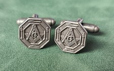 Masonic Cufflinks  15mm Square