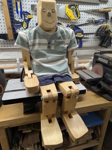 Mannequin handcrafted wooden - handcrafted,