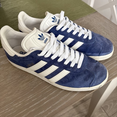 Adidas gazelle blue - blue, suede
