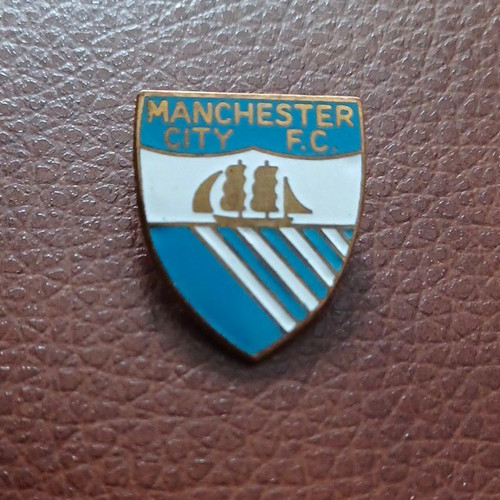 Manchester city crest - city, enamel