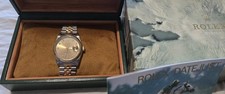 ROLEX Datejust 16233 Gold Steel Factory Diamond Watch 36mm Jubilee Classic Box